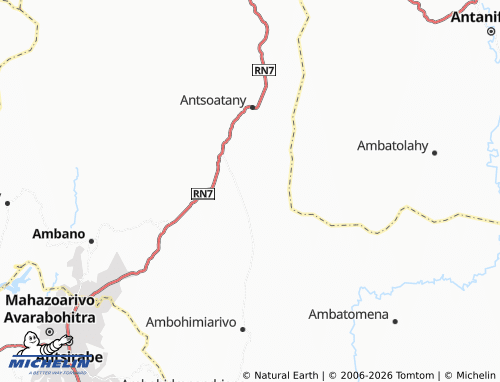Mapa MICHELIN Tsaravara - ViaMichelin