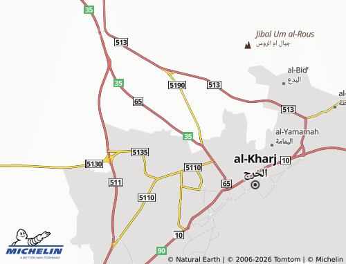 Carte MICHELIN al-Fayha' - ViaMichelin