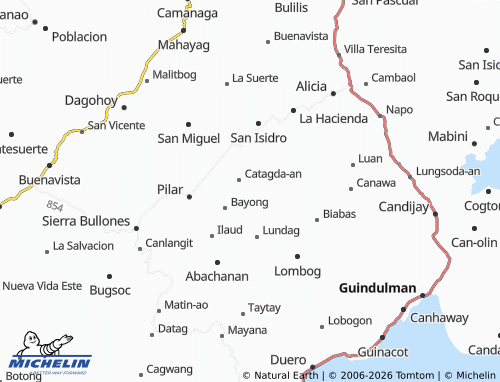 MICHELIN San Carlos map - ViaMichelin