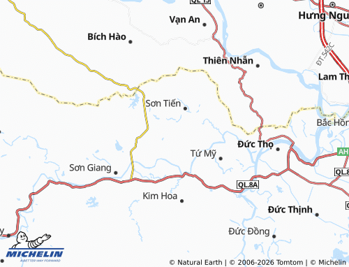 Mapa MICHELIN Sơn Lễ - ViaMichelin