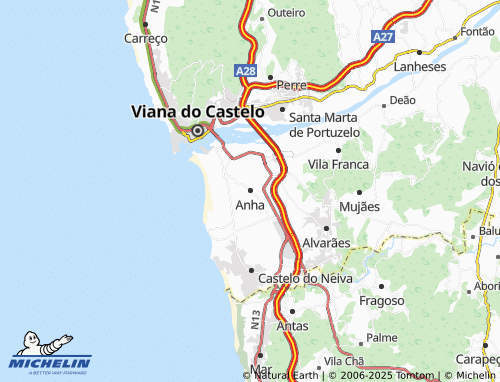 MICHELIN Anha map - ViaMichelin