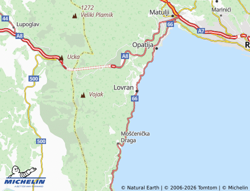 Mapa MICHELIN Liganj - ViaMichelin
