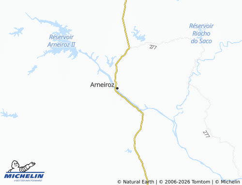 Mapa MICHELIN Arneirozinho - ViaMichelin