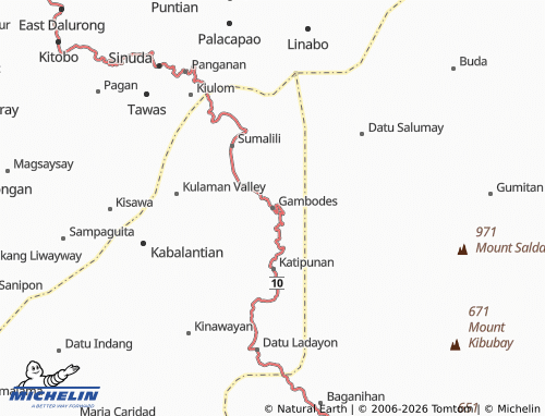 MICHELIN Gambodes map - ViaMichelin