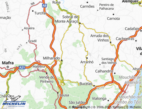 Carte MICHELIN Bouco - ViaMichelin