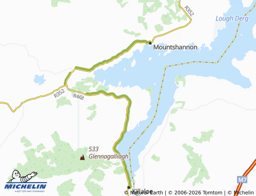 MICHELIN-Landkarte Ogonnelloe - ViaMichelin