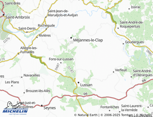 Carte MICHELIN La Lèque - ViaMichelin