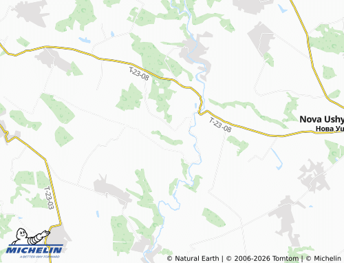 MICHELIN Horodyska map - ViaMichelin