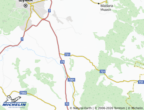 Mapa MICHELIN Vetrishte - ViaMichelin