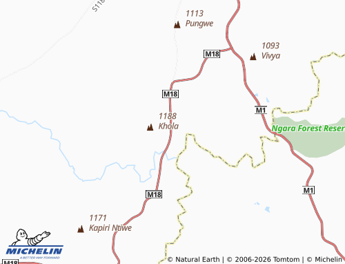 MICHELIN Thondolo map - ViaMichelin