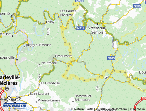 MICHELIN Bagimont map - ViaMichelin