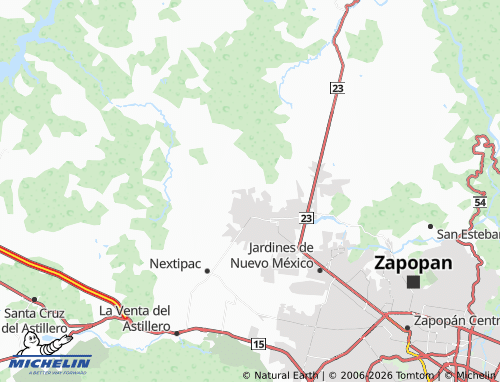 Mappa MICHELIN Colinas de Cristo Rey - ViaMichelin