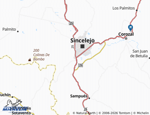Mapa MICHELIN Sinaí - ViaMichelin