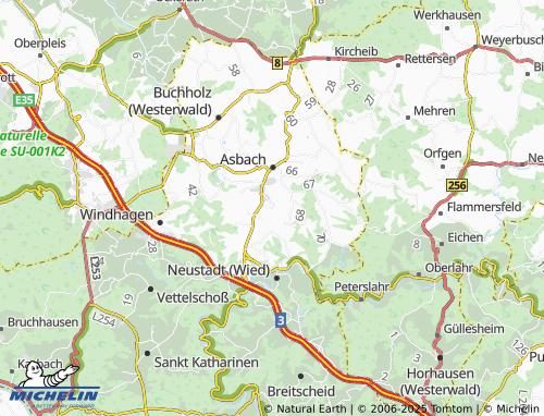 Carte MICHELIN Wilsberg - ViaMichelin