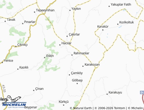 Mappa MICHELIN Rahmanlar - ViaMichelin