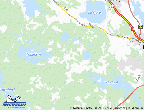 MICHELIN-Landkarte Hyrvälä - ViaMichelin
