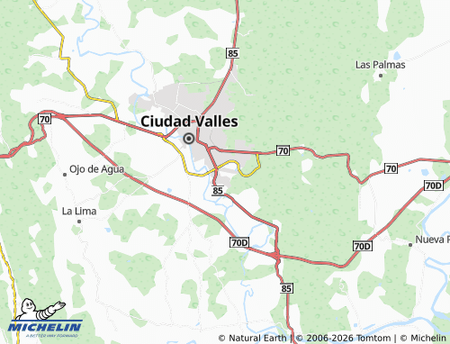 MICHELIN-Landkarte Lomas de Santiago - ViaMichelin