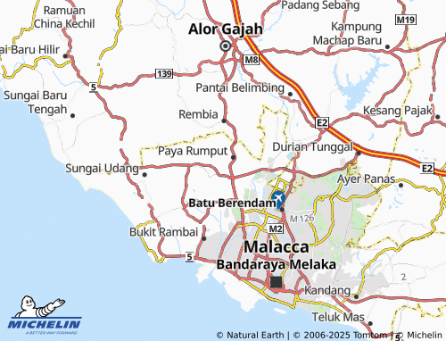 MICHELIN Taman Paya Emas map - ViaMichelin