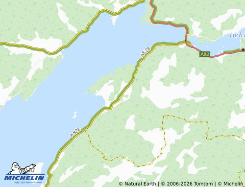 MICHELIN Duror map - ViaMichelin