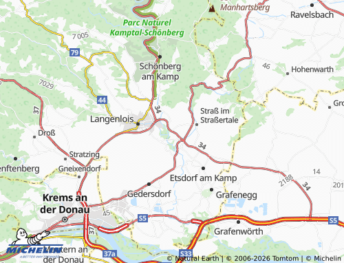 MICHELIN Kammern map - ViaMichelin