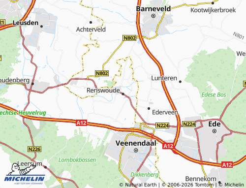 Kaart MICHELIN Renswoude - ViaMichelin