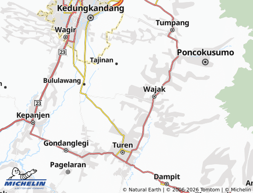 MICHELIN-Landkarte Kidangbang - ViaMichelin