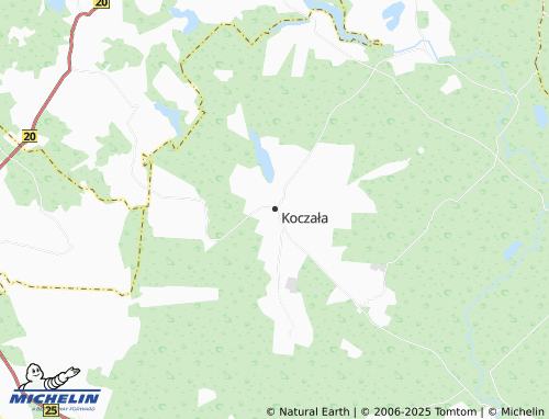 Carte MICHELIN Koczała - ViaMichelin