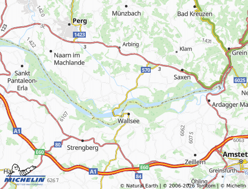 MICHELIN Mitterkirchen im Machland map - ViaMichelin