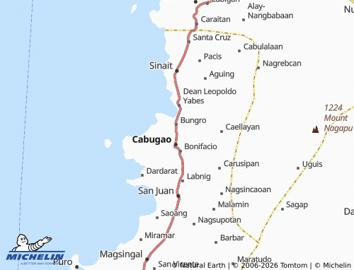 MICHELIN Margaay map - ViaMichelin