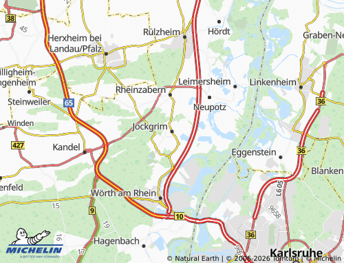 Mapa MICHELIN Jockgrim - ViaMichelin