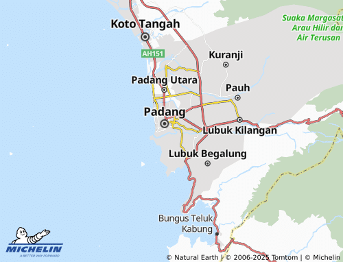 MICHELIN Pasa Gadang map - ViaMichelin