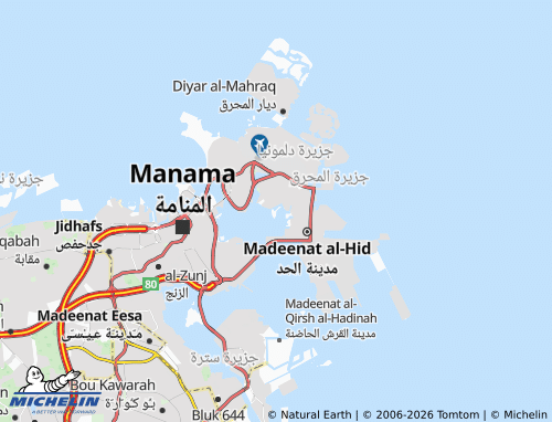 MICHELIN Halat Al sletah map - ViaMichelin