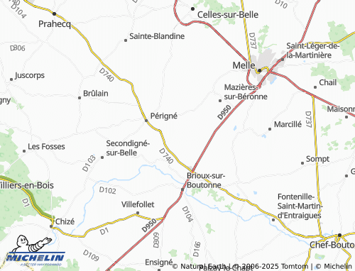 Carte MICHELIN Mairé - ViaMichelin