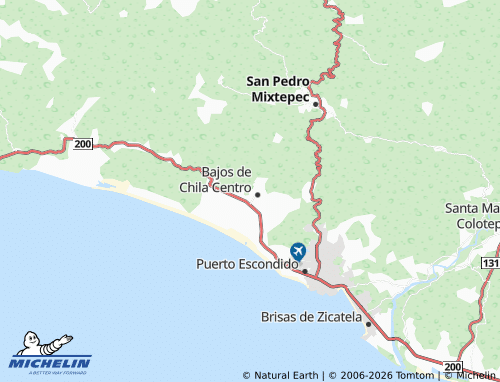 Mappa MICHELIN Juárez, Bajos de Chila - ViaMichelin