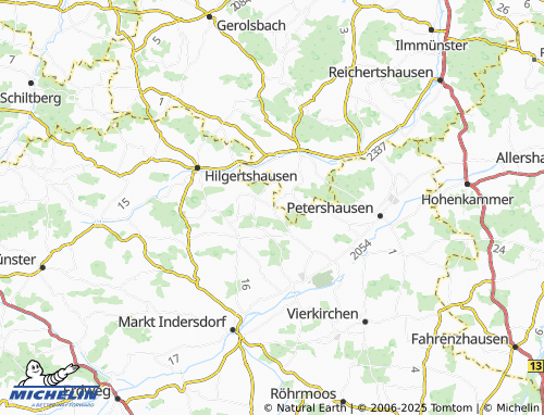 MICHELIN Eglersried map - ViaMichelin