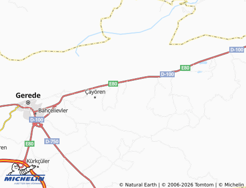 Mappa MICHELIN Yunuslar - ViaMichelin