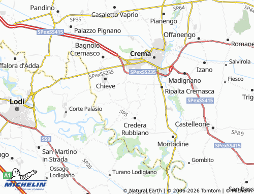 MICHELIN Passarera map - ViaMichelin