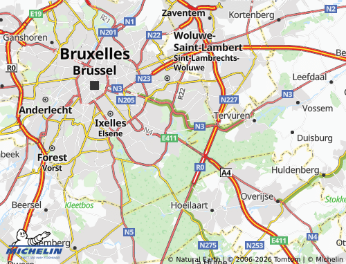 Mappa MICHELIN Oudergem - ViaMichelin