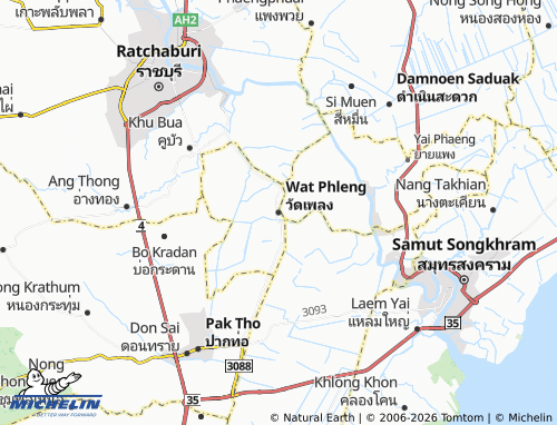 Mapa MICHELIN Wat Phleng - ViaMichelin