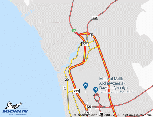 Carte MICHELIN abhar aljanubia - ViaMichelin