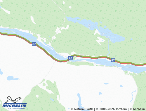 MICHELIN Stugun map - ViaMichelin