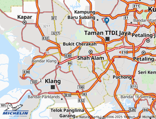 MICHELIN Alam Avenue map - ViaMichelin