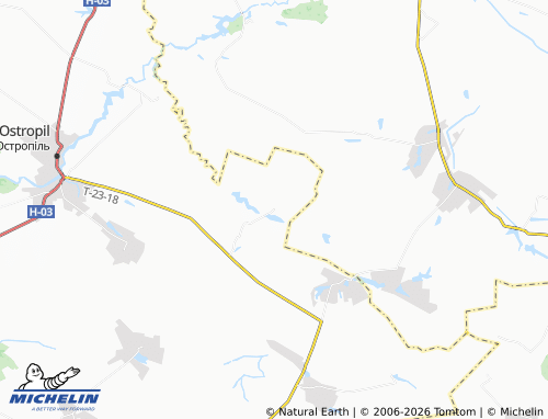 Carte MICHELIN Ozharivka - ViaMichelin