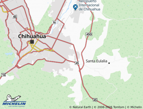 Mappa MICHELIN Villas del Refugio - ViaMichelin