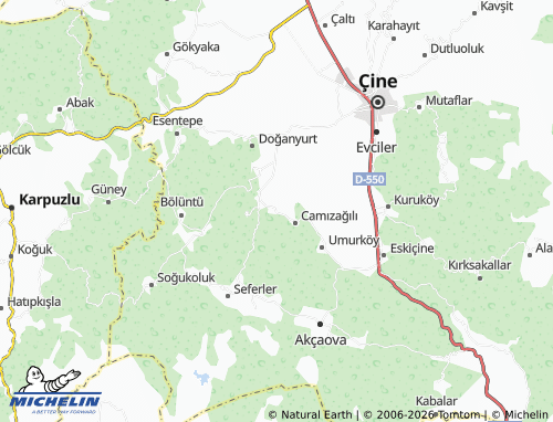 MICHELIN Kargı map - ViaMichelin