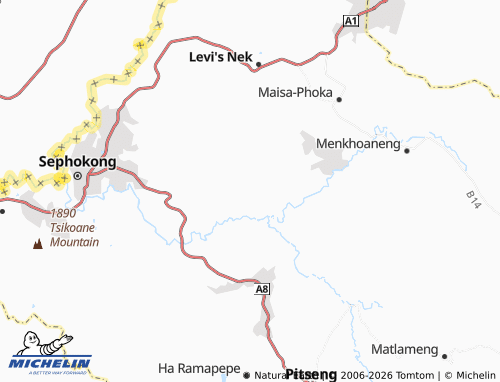 MICHELIN Ha Setsumi map - ViaMichelin
