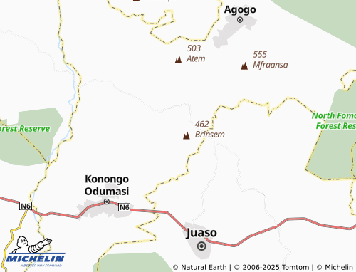 MICHELIN Chichibiasi map - ViaMichelin
