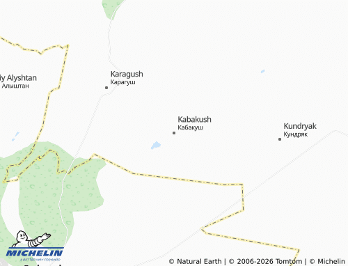 MICHELIN-Landkarte Kabakush - ViaMichelin