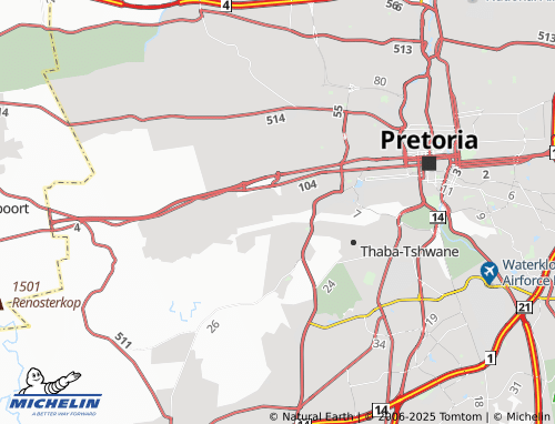 MICHELIN Atteridgeville Extension 35 map - ViaMichelin