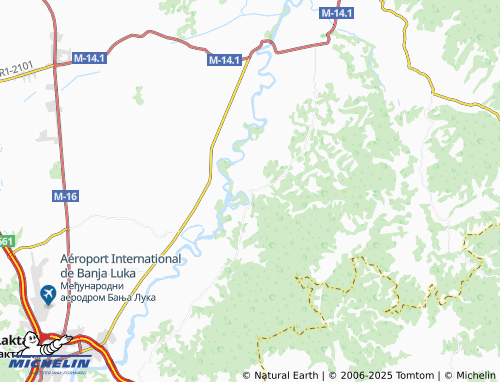 MICHELIN Stari Martinac map - ViaMichelin